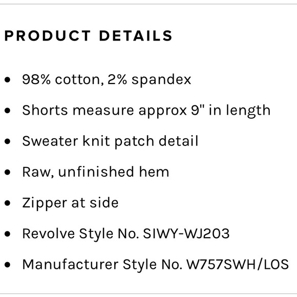 Siwy Alexa Shorts Love Song - Picture 11 of 13